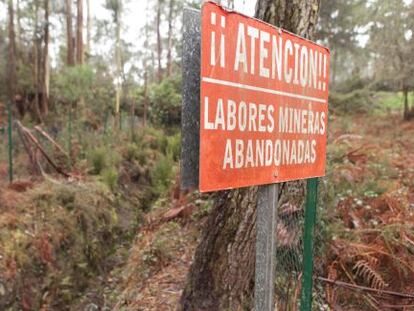 Terrenos de la mina abandonada de Corcoesto