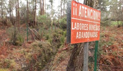 Terrenos de la mina abandonada de Corcoesto