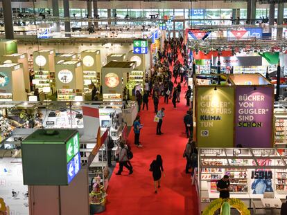 Vista panorámica de la feria de Fráncfort en la edición del año pasado, octubre de 2019.