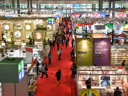 Vista panorámica de la feria de Fráncfort en la edición del año pasado, octubre de 2019.