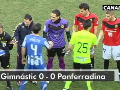 Gimnástic 0 - Ponferradina 0