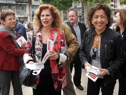 Carmen Alborch, en la campaña 'Con Z de Zapatero'