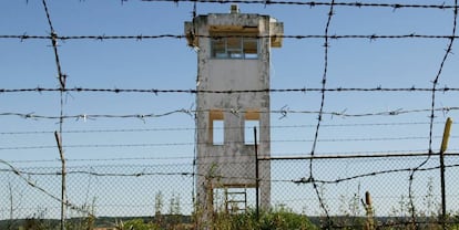 Torre de vigilancia de la base militar de Tancos.