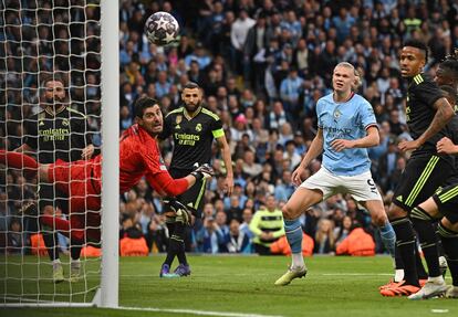 Manchester City-Real Madrid, de las semifinales de la Liga de Campeones, celebrado en mayo en Inglaterra.