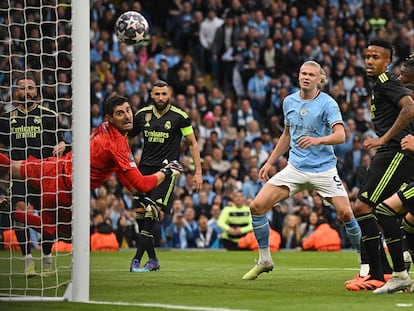 Manchester City-Real Madrid, de las semifinales de la Liga de Campeones, celebrado en mayo en Inglaterra.