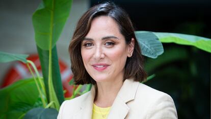 Tamara Falcó en un evento de la marca Kronos Homes celebrado el 14 de junio de 2022 en Madrid.