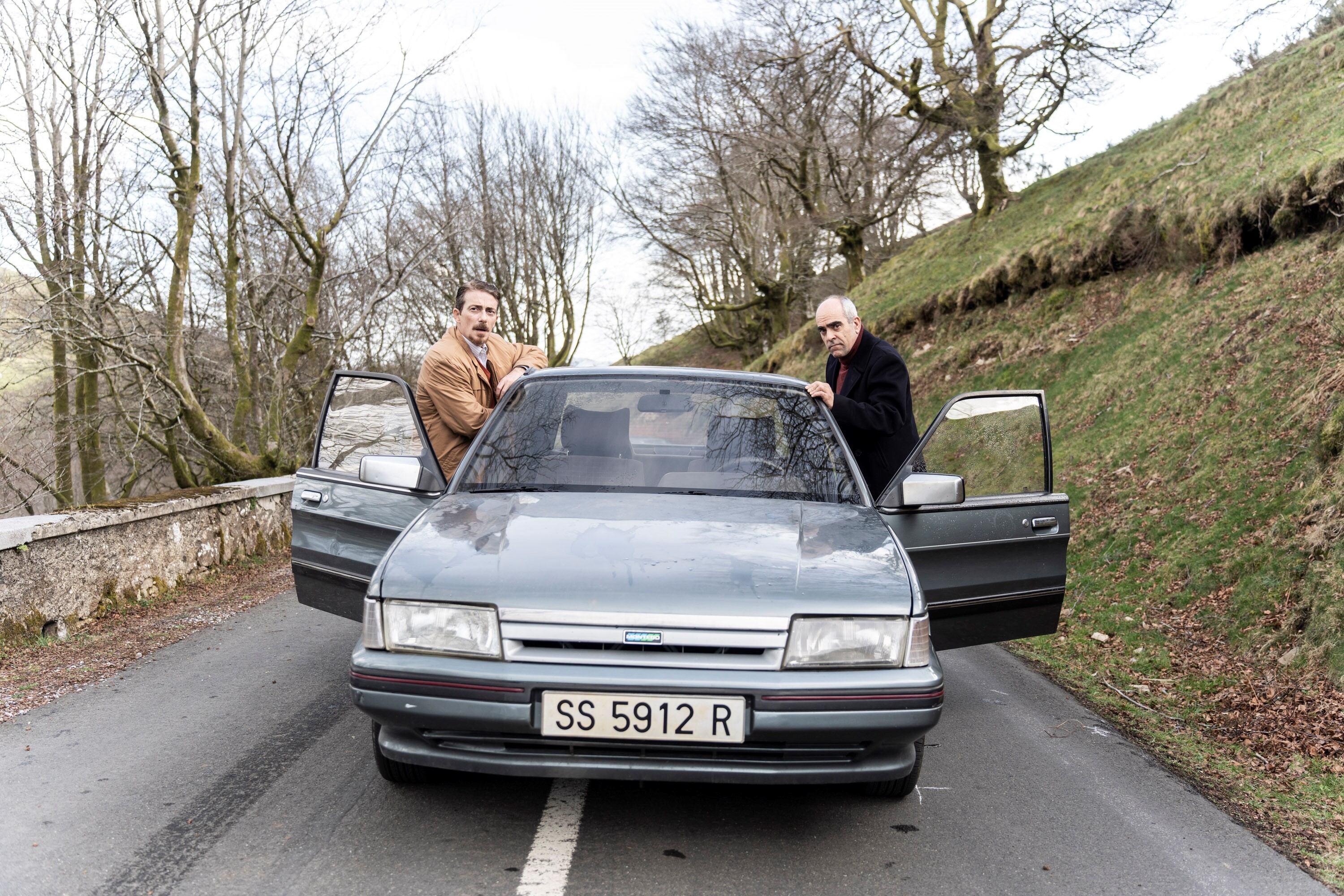 Mirador de Bianditz durante el rodaje de la película La inflitrada de  2024.