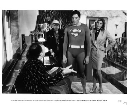 Christopher Reeve y Mariel Hemingway en una escena de 'Superman IV: En busca de la paz' (1987).