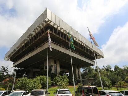 Imagem da fachada do prédio do TCM, em São Paulo.