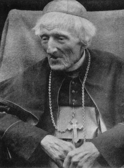 El cardenal Newman, en un fotografía tomada cuando ya era anciano