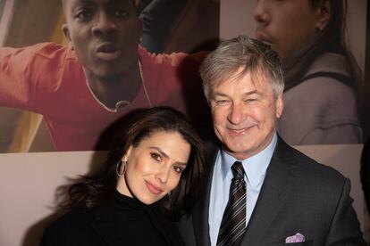 Alec e Hilaria Baldwin, en un estreno de Broadway, en Nueva York, en febrero de 2020.