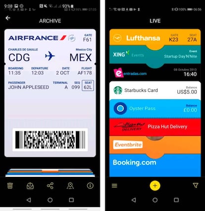 Usar billetes Passbook de Apple en Android.