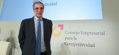 El presidente de Telef&oacute;nica y del Consejo Empresarial para la Competitividad, C&eacute;sar Alierta.