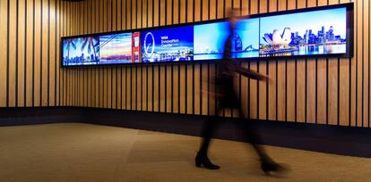 Interior del nuevo centro de innovaci&oacute;n de Visa en Londres