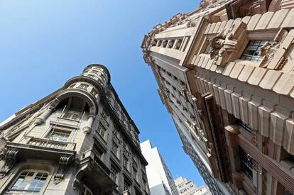 Edificio de la antigua corte del estado de Sao Paulo. Brasil.