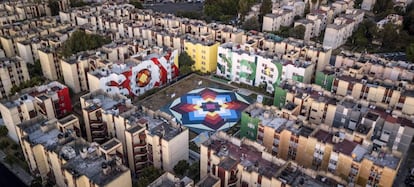 Vista de 'Nierika', el proyecto de Boa Mistura en Guadalajara (México).