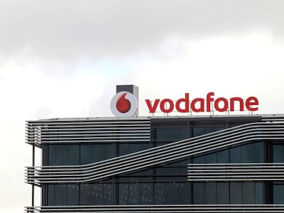 Sede de Vodafone Espa&ntilde;a, situada en la Avenida de Am&eacute;rica de Madrid.