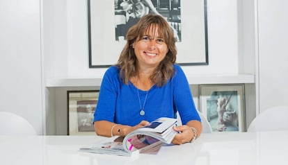 Alexandra Shulman, exdirectora de la edici&oacute;n brit&aacute;nica de &#039;Vogue&#039;, en el que era su despacho en 2013.