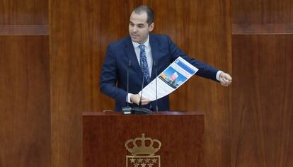 Ignacio Aguado, durante su intervención.