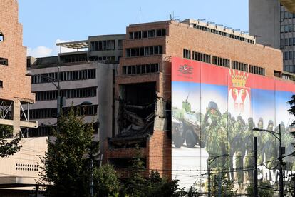 Antiguo edificio del Ministerio de Defensa yugoslavo