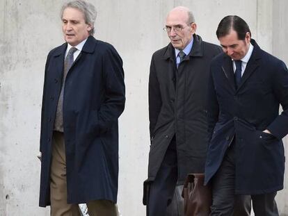 El exconsejero de Bankia Jos&eacute; Manuel Fern&aacute;ndez Norniella, a su llegada a la Audiencia Nacional para declarar en el juicio por la salida a Bolsa de Bankia.