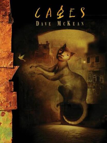 Portada de 'Cages', novela gráfica de tintes autobiográficos ilustrada y escrita por Dave McKean.