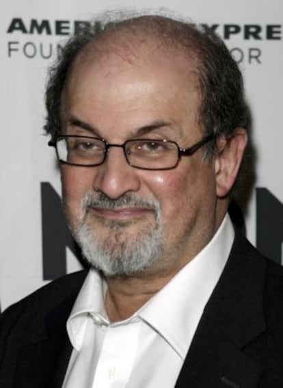 El escritor angloindio Salman Salman Rushdie.  
