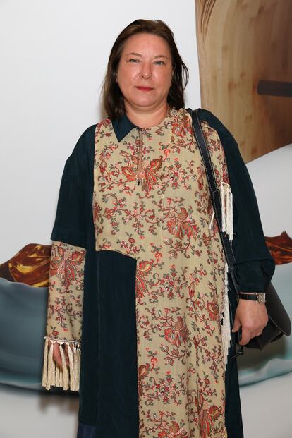 Pascale Lepoivre en la entrega del the Loewe Craft Prize en mayo de 2018 en Londres.