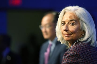 La directora gerente del FMI, Christine Lagarde.