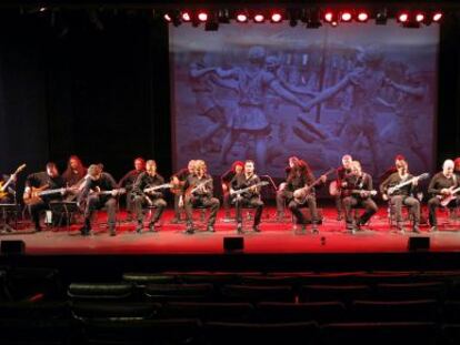 Ensayo de Sinfonity, ayer en el Fern&aacute;n G&oacute;mez.