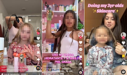 Kids share their skincare routines on TikTok.