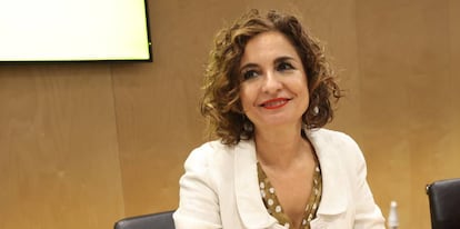 La ministra de Hacienda y Función Pública, María Jesús Montero.