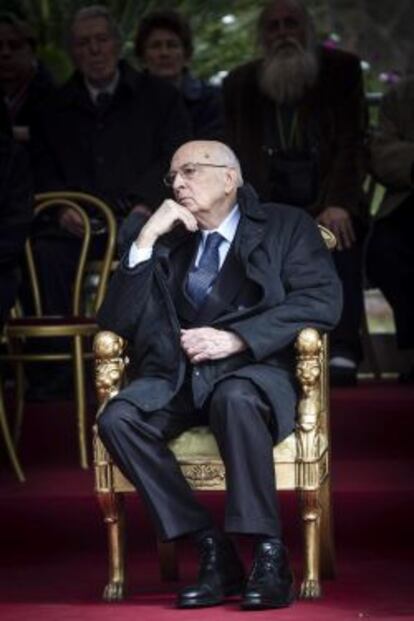 El presidente de Italia, Giorgio Napolitano.