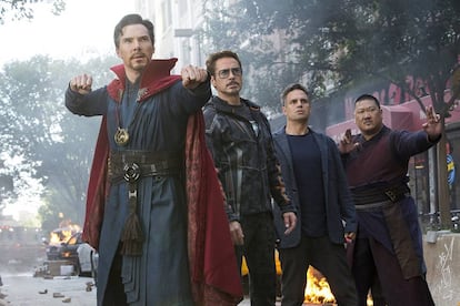 Fotograma de la película 'Los Vengadores: infinity war'.