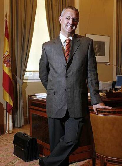 Jesús Caldera, en el Ministerio de Trabajo.