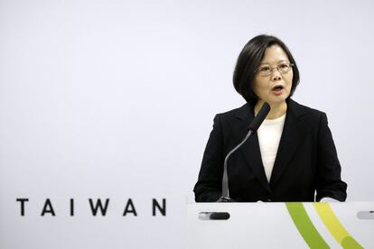 La presidenta electa de Taiw&aacute;n, Tsai Ing-wen, este martes en Taipei.