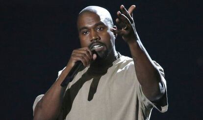 Kanye West, en una entrega de premios en agosto.