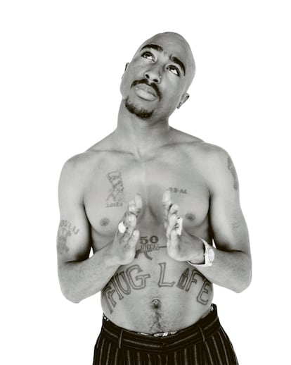     ----PIEFOTO----    Tupac, retratado en 1993. 