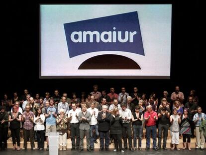 Presentaci&oacute;n de Amaiur en Pamplona.