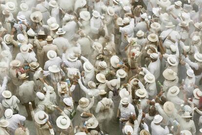 Celebración del carnaval de 'Los Indianos' en Santa Cruz de la Palma (España), el 12 de febrero de 2018.