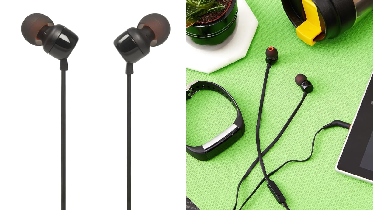 Auriculares intrauditivos con cable JBL Tune 110.