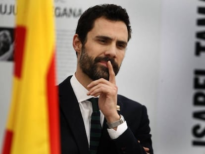 Roger Torrent, el president del Parlament.