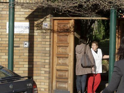 Accesos a la escuela infantil A Camelia, donde supuestamente se produjeron las intoxicaciones.
