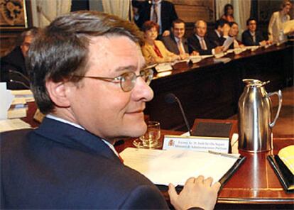 Jordi Sevilla, durante la reunión con los representantes de las 17 comunidades autónomas.