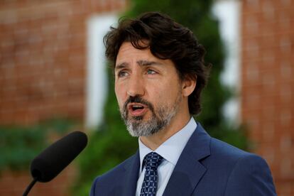 Justin Trudeau, primer ministro canadiense, en Ottawa.