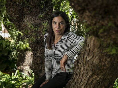 La escritora Antonella Lattazi, la semana pasada en Barcelona.