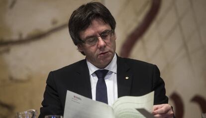 El presidente de la Generalitat, Carles Puigdemont.