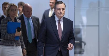 Mario Draghi, presidente del BCE