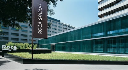 Exterior de la sede de Roca en Barcelona.