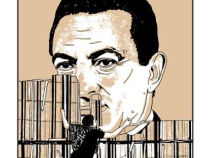 La caída de Mubarak en viñetas según el 'Cairo blues' de Pino Creanza.